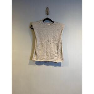 Babaton Shoulder Pad Tank Top Heather Gray 2XS – NWT